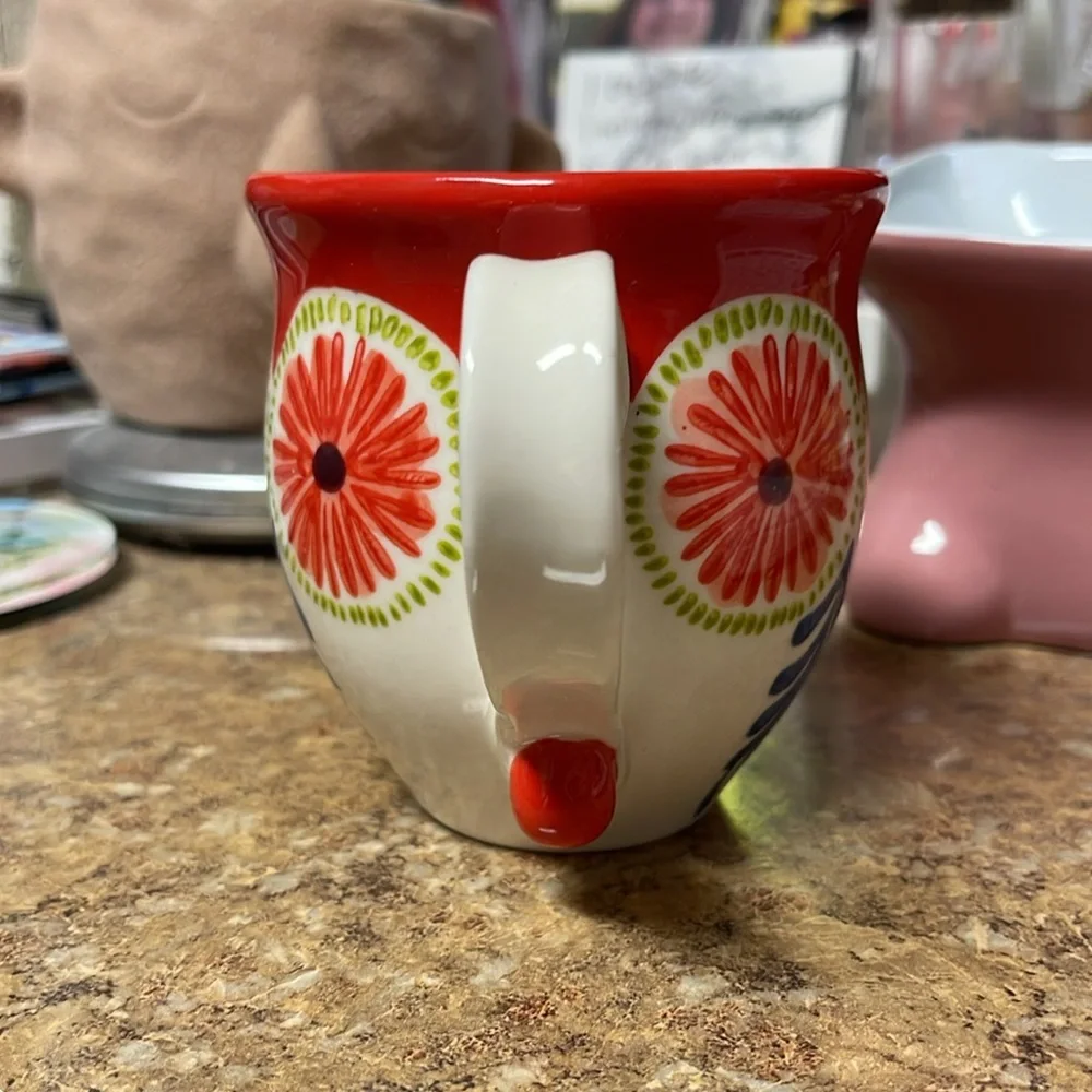 Anthropologie Baila Sun Stone Mug
